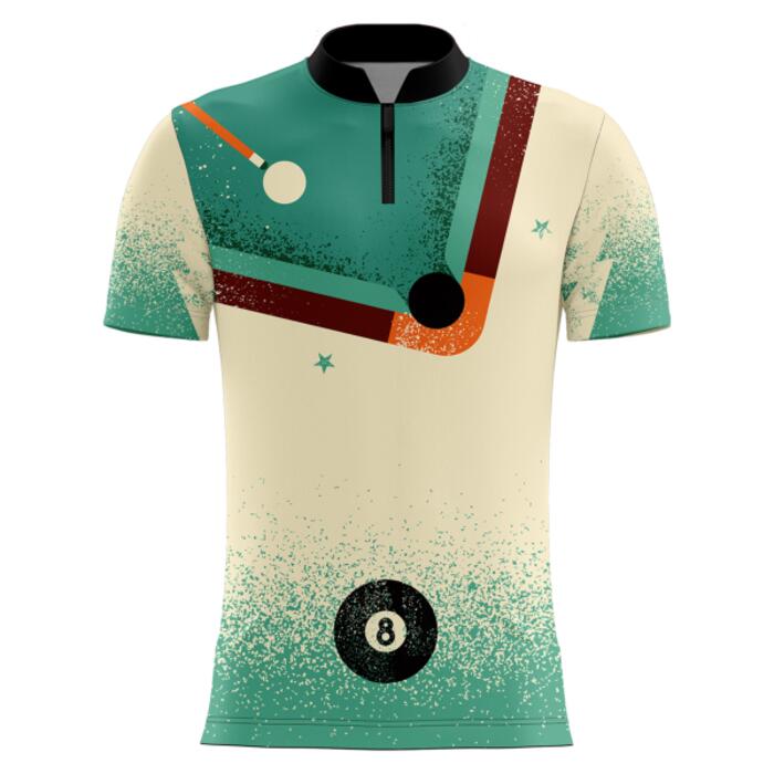 Billiard Jersey Uniform Full Print Sublimation Chinese Collar Thumbnail