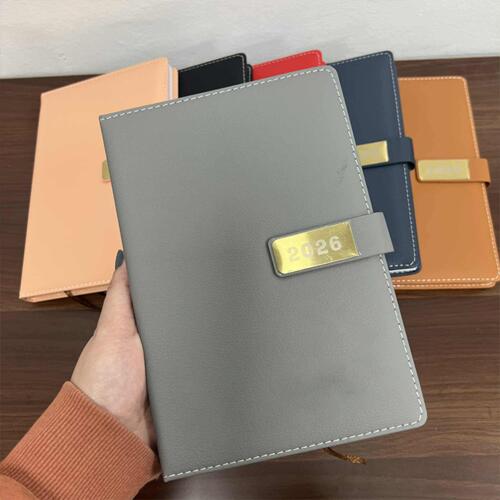 Leather Cover Planner with Magnetic Clip 02 Thumbnail
