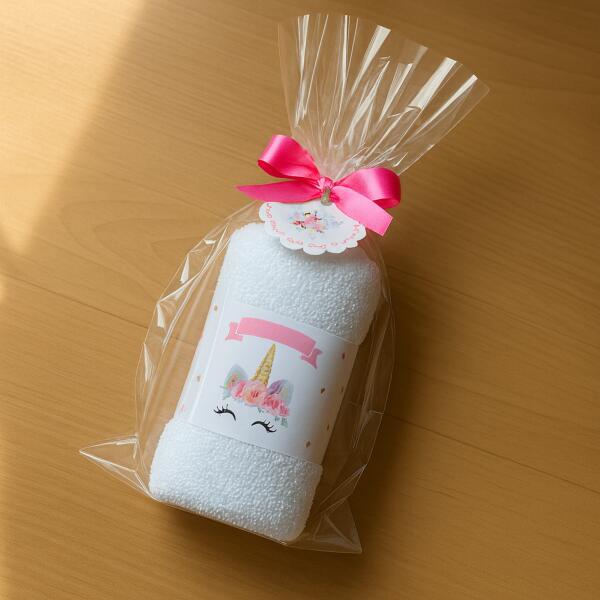 Plastic Towel Packaging w/ Tag Thumbnail