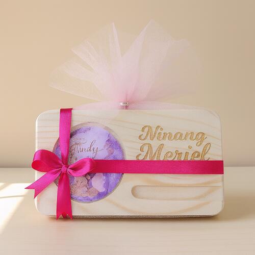 Tulle Wooden Packaging w/ Tag Thumbnail