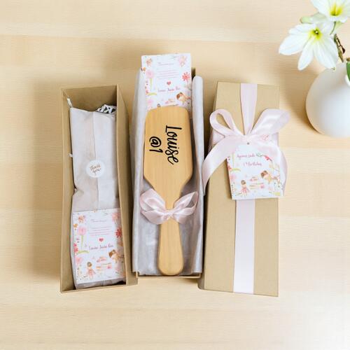 Cardboard Wooden Packaging Box w/ parchment Thumbnail