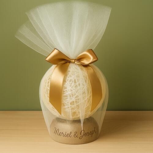 Tulle Wooden Packaging w/ Ribbon Thumbnail