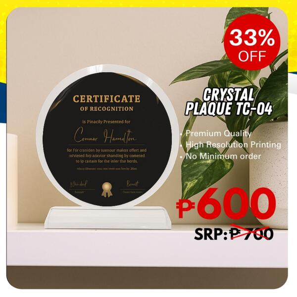 Crystal Plaque TC - 04 Thumbnail