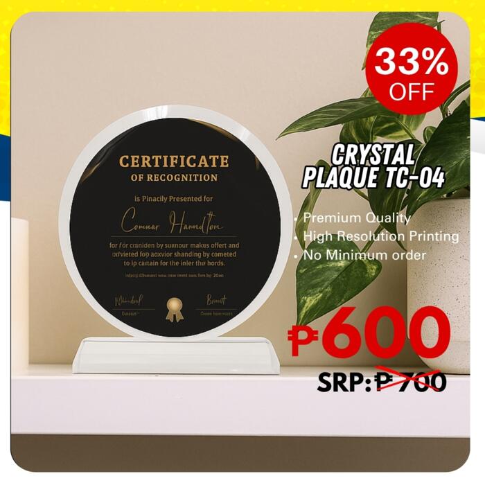 Crystal Plaque TC - 04 Thumbnail