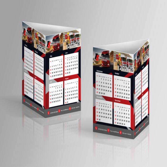 4.5 x 6" Trifold Calendar Thumbnail