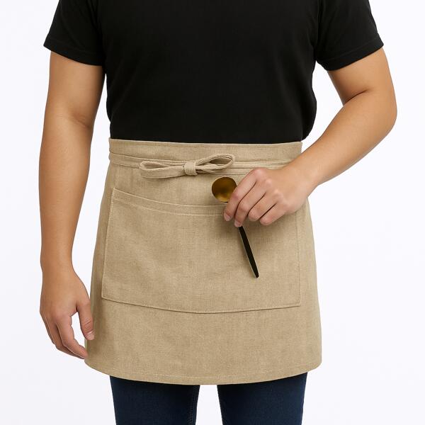 Waist Apron - Faux Burlap Thumbnail