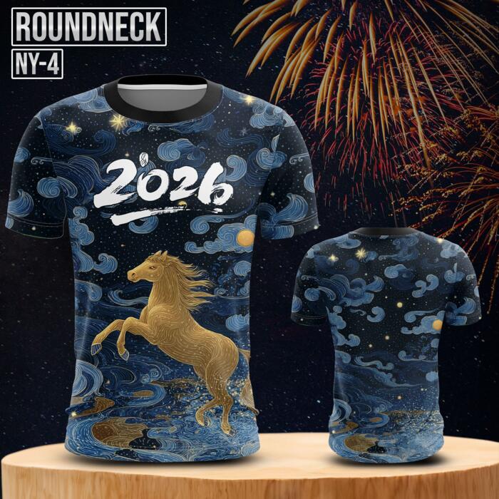 Year of the Horse New Year Shirt Full Print Sublimation Thumbnail