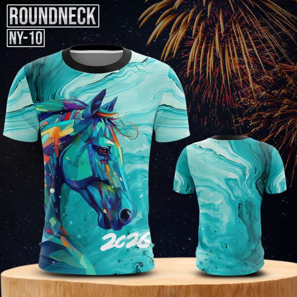 Year of the Horse New Year Shirt Full Print Sublimation Thumbnail