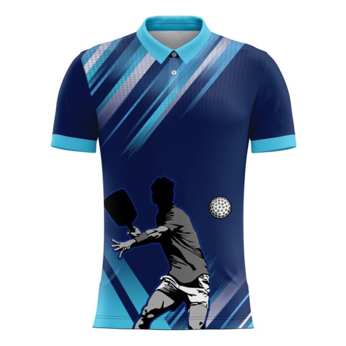 Pickleball Jersey Uniform Full Print Sublimation Polo Shirt Thumbnail