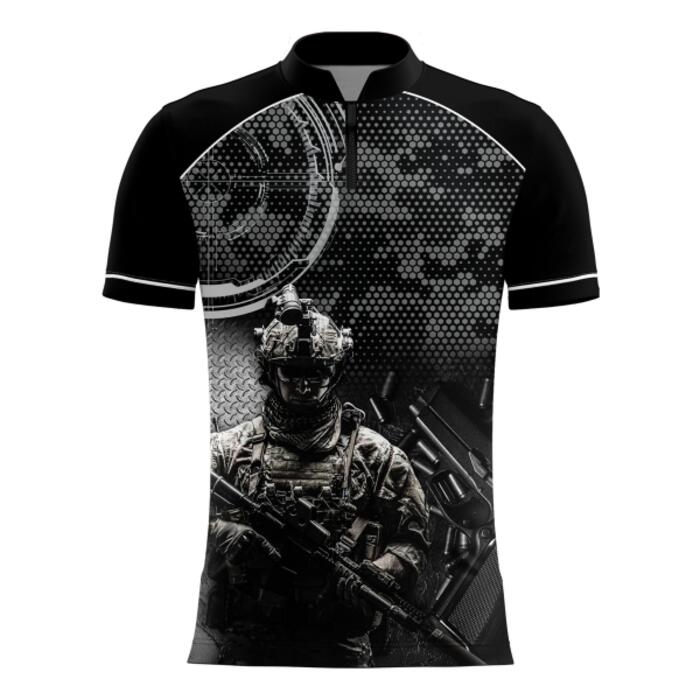 Tactical Design Full Print Sublimation Chinese Collar Thumbnail