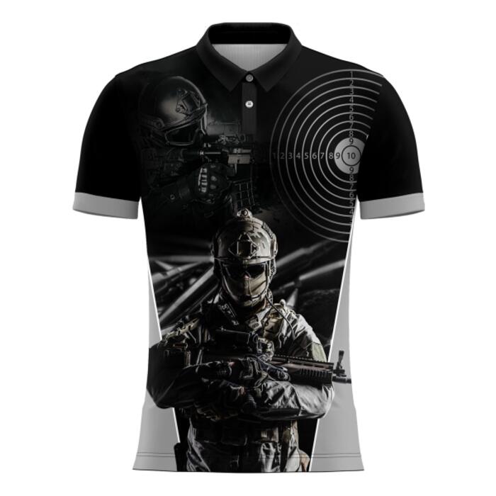 Tactical Design Full Print Sublimation Polo Shirt Thumbnail