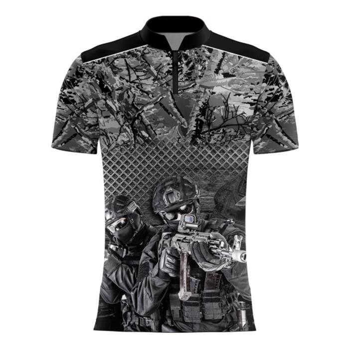 Tactical Design Full Print Sublimation Chinese Collar Thumbnail