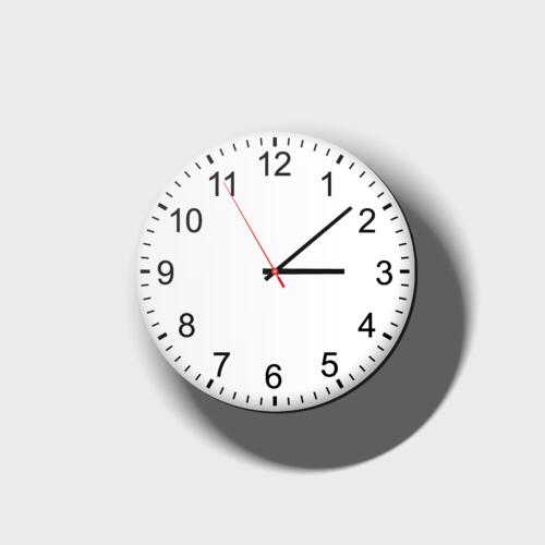Round MDF Clock Thumbnail