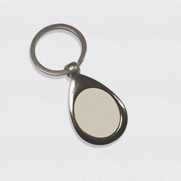 Metal Water Drop Keychain Thumbnail