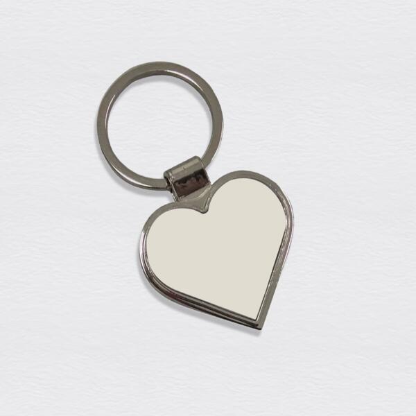 Metal Heart Keychain Thumbnail