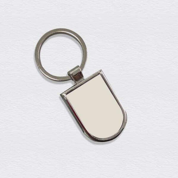 Metal Single Circle Keychain Thumbnail