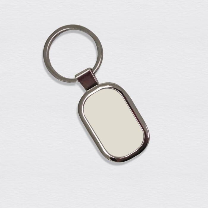 Metal Double Circle Keychain Thumbnail