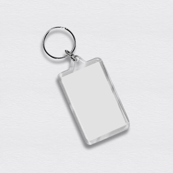 Acrylic Rectangular Keychain - K20 Thumbnail