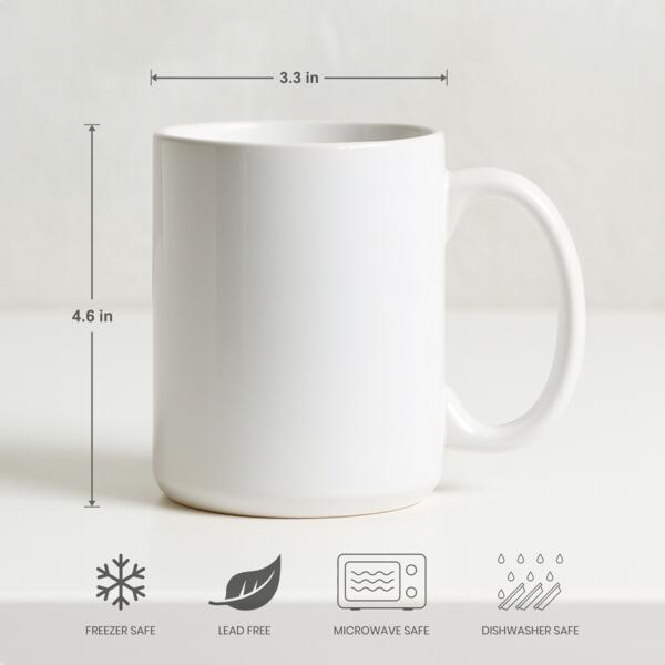 15oz White Mug Thumbnail