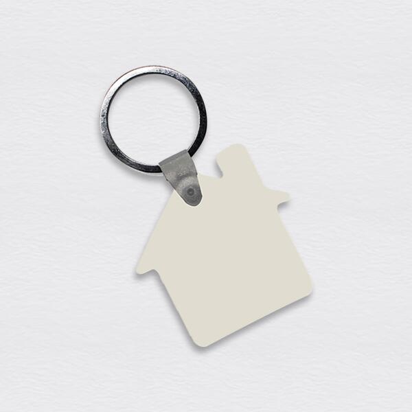 Wooden House Keychain Thumbnail