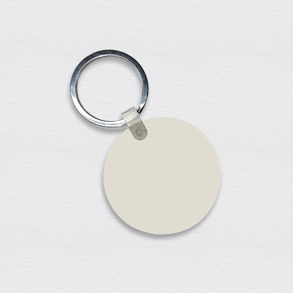 Wooden Circle Keychain Thumbnail