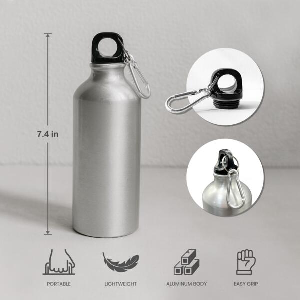 600ml Sport Jug (Silver) Thumbnail