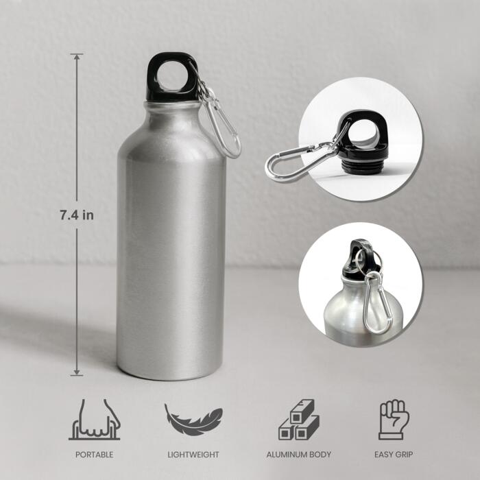 600ml Sport Jug (Silver) Thumbnail