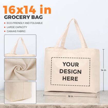 Canvas Grocery Bag Thumbnail