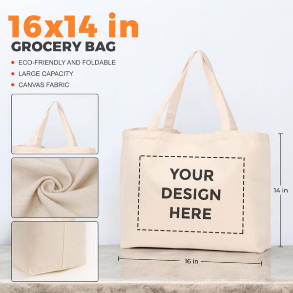 Canvas Grocery Bag Thumbnail