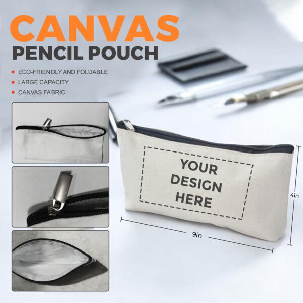 Canvas Pencil Pouch Thumbnail