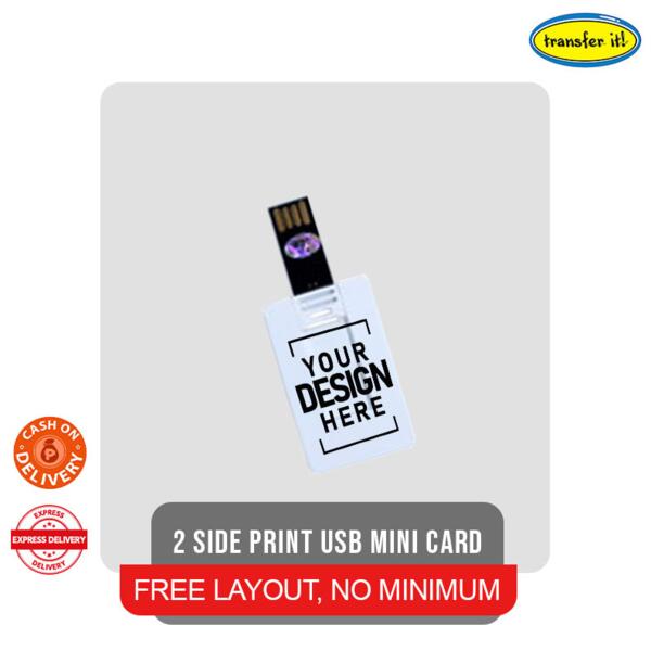 2 Side Print USB Mini Card Thumbnail