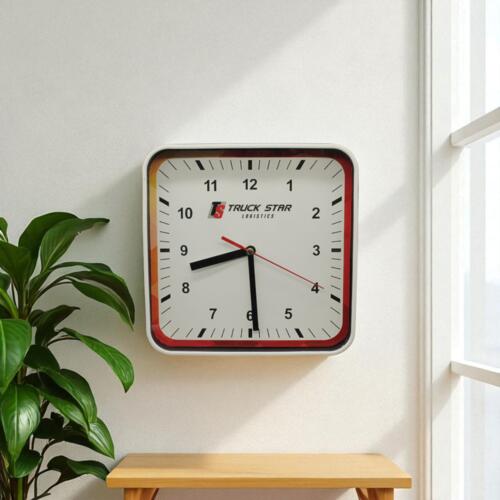 8" Square Wall Clock Thumbnail