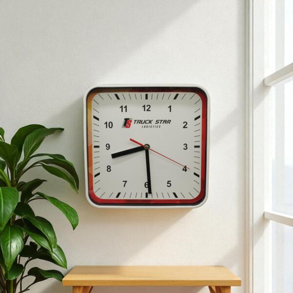 8" Square Wall Clock Thumbnail