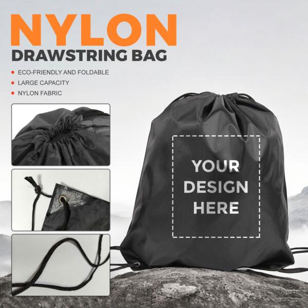 Nylon Drawstring Bag Thumbnail