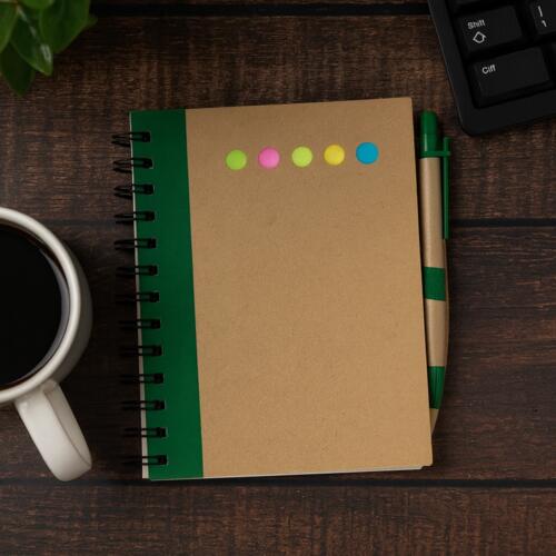 Notebook w/ sticky notes & pen Thumbnail