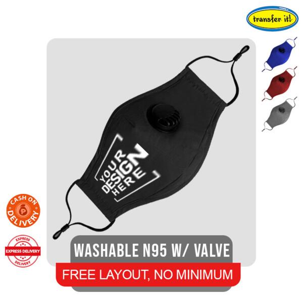 Washable N95 Facemask w/ Valve Thumbnail
