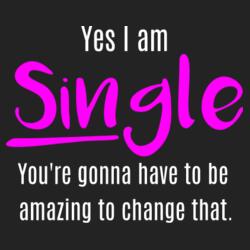 Yes I Am Single Design