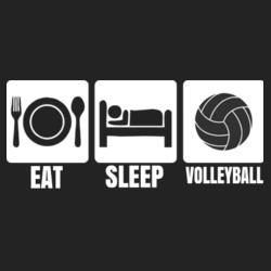 Eat, Sleep, Volleyball Design