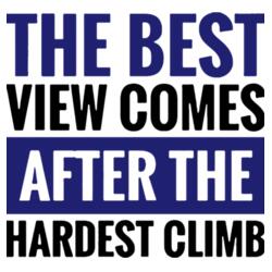 The Best view comes after the Hardest Climb Design