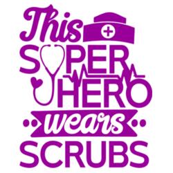 This Superhero wears Scrubs Design