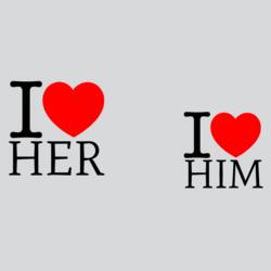 I Heart Her / Him Design