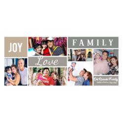 Joy, Love, Family - 6 Photos Design