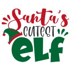 Santa's Cutest Elf Onesies for Babies - KCD-03 Design