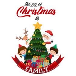 The Joy of Christmas Family Shirt Design