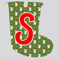 Socks w/ Initials Christmas Tree Decor Design