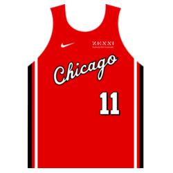 Team Chicago Plain Jersey Sando JST-03 Design