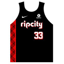 Team Ripcity Plain Jersey Sando JST-03 Design