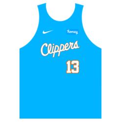 Team Clippers Plain Jersey Sando JST-04 Design