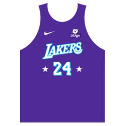 Team Lakers Plain Jersey Sando JST-04 Design