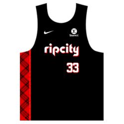Team Ripcity Plain Jersey Sando JST-05 Design